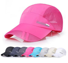 8 colors Men women sport running caps