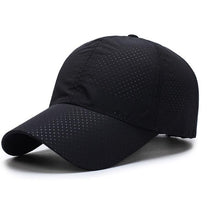 Running Caps Mesh Snapback Mens Summer Outdoor Sport Mesh Black White Hat Running Visor Cap