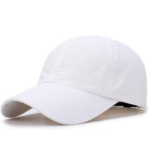 Running Caps Mesh Snapback Mens Summer Outdoor Sport Mesh Black White Hat Running Visor Cap